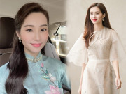 Thời trang - Chưa tới tết mà "thần tiên tỉ tỉ" Đặng Thu Thảo đã đẹp rực rỡ với áo dài