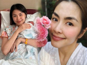 Làm đẹp - Vừa sinh con thứ 3, Tăng Thanh Hà mạnh dạn khoe mặt mộc ngay tại bệnh viện