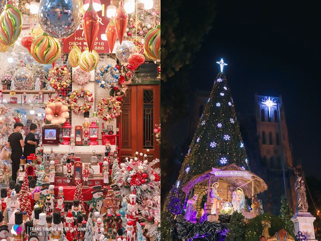 Chỉ cần bước ra phố, không khí Giáng sinh đã ngập tràn khắp Hà Nội