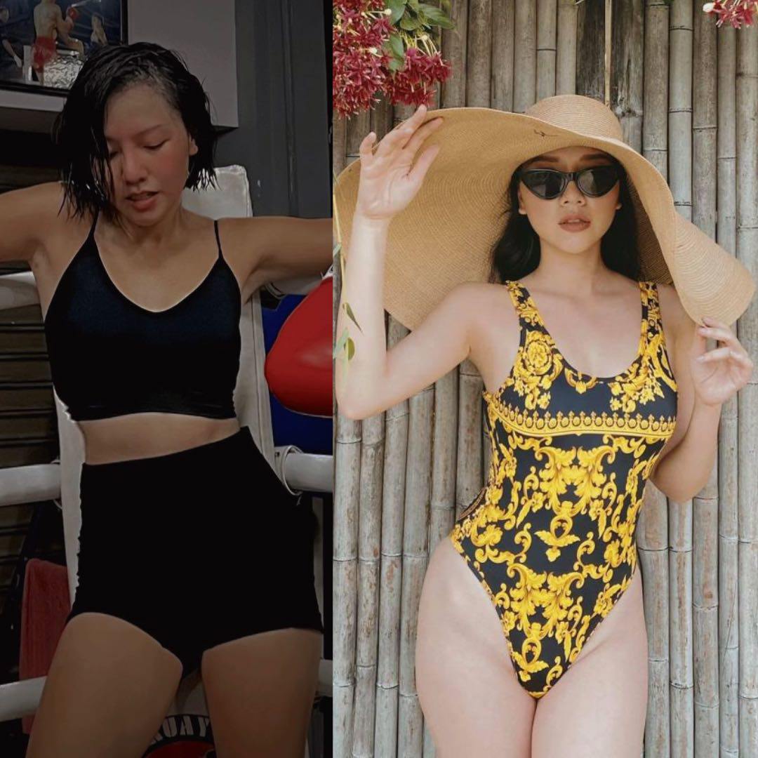 Không chỉ là một diễn viên tài năng, Băng Di còn là một mỹ nhân có ngoại hình khá ấn tượng, thân hình chuẩn đồng hồ cát.