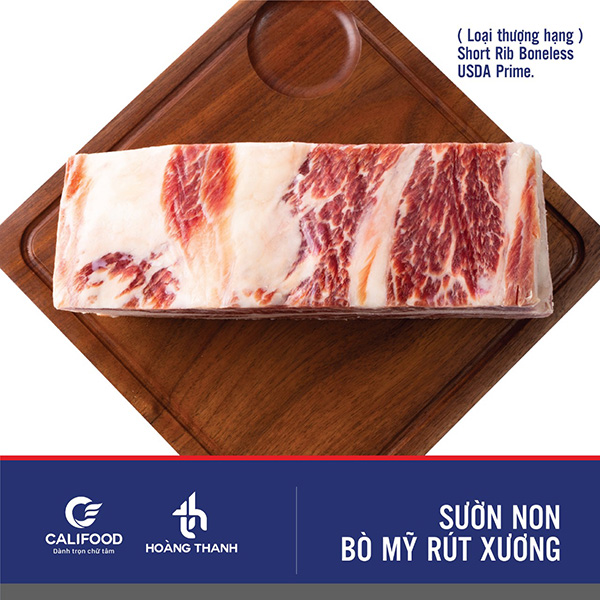 Sườn bò Mỹ hảo hạng của CaliFood