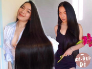 Làm đẹp - Cô nàng chăm tóc chỉ vài chục nghìn mỗi tuần mà suối tóc thẳng mềm như ép duỗi