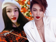 Làm đẹp - Mỹ nhân Việt xúng xính son đỏ đón Giáng Sinh: Thùy Tiên đẹp mê, Bảo Thy trông "nổi da gà"
