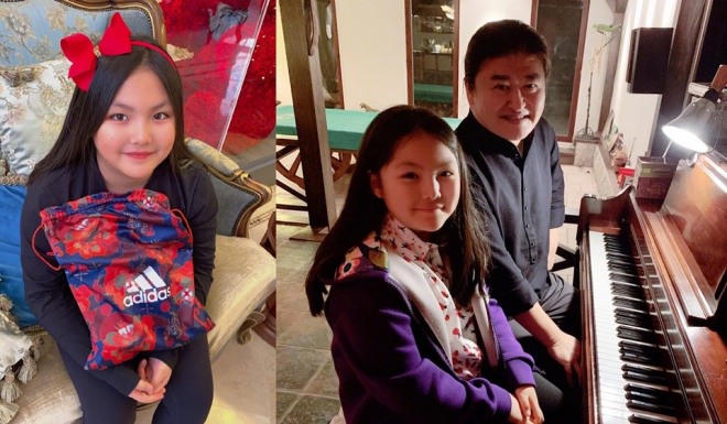 Cô bé sống trong nhung lụa từ khi còn bé tí.