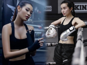 Điểm danh những người đẹp Vbiz chuộng boxing