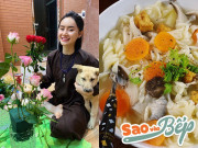 Bếp Eva - Chị say sưa chia sẻ về địa long, em gái xinh của Angela Phương Trinh lại đăng toàn món ngon