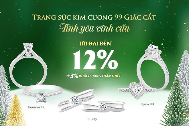 Tỏa sáng mùa lễ hội, Thế giới Kim Cương ưu đãi cực hot dịp cuối năm - 5