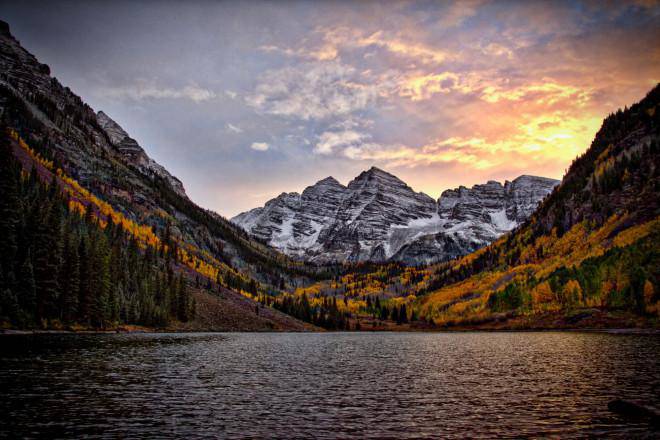 Cảnh quan hấp dẫn không thể chối từ ở Colorado. Ảnh: Mike Scheid.