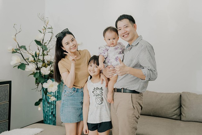 Gia đình nhỏ hạnh phúc của Thái Bảo.