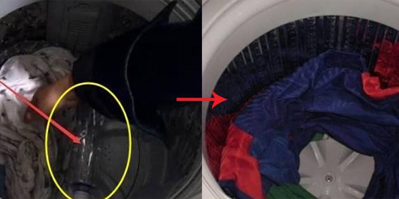 Cho 2 chai nước vào máy giặt cùng quần áo, bạn sẽ thấy sự khác biệt - 1
