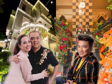 Biệt thự 60 tỷ của Đàm Vĩnh Hưng đọ độ hoành tráng với cung điện nhà Thuý Hạnh trước Noel