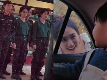 Hòa Minzy bất ngờ đi bộ đội, cảnh quý tử lên thăm mẹ làm dân mạng vỡ òa