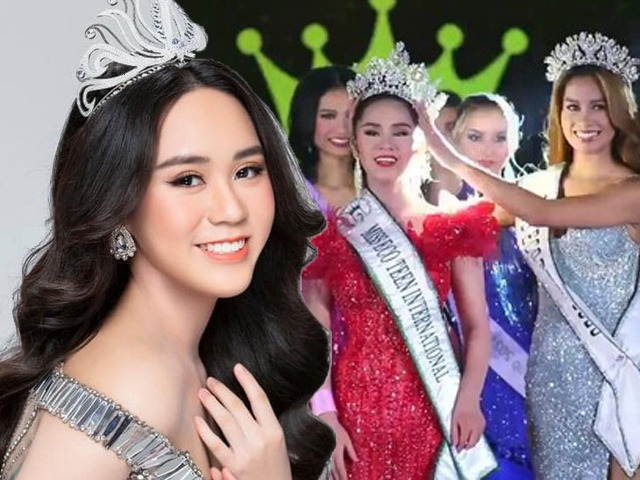 Việt Nam đăng quang Miss Eco Teen: Hoa hậu nhí 14 tuổi vấp ngã, vẫn trình diễn tự tin