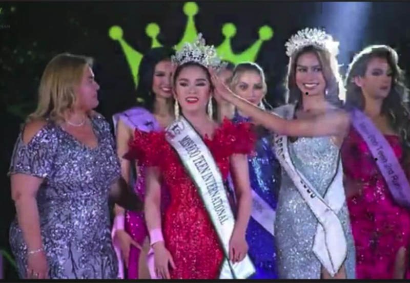 Hoa khôi nhí Cần Thơ chưa đi thi, bạn thân 14 tuổi đã đoạt vương miện Hoa hậu quốc tế - 1