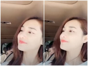 Làm mẹ - Nhã Phương quay video, con gái lấp ló phía sau: Xinh lắm, quá giống Trường Giang!