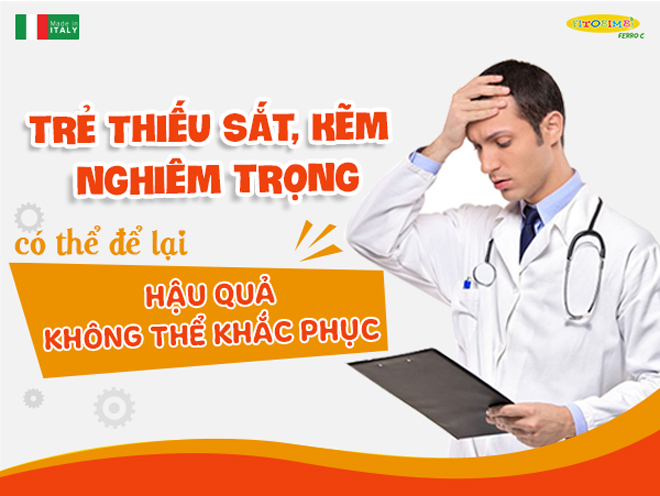 Cảnh báo: Thiếu sắt, kẽm sẽ ảnh hưởng đến trí tuệ và khả năng tập trung của trẻ - 1