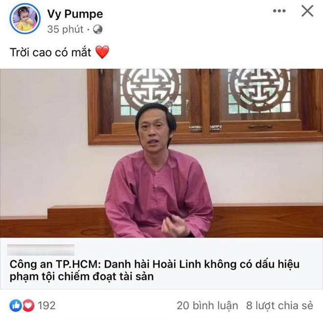Hoa hậu Đại dương Đặng Thu Thảo, Dương Yến Ngọc, vợ Mạc Văn Khoa... cũng đăng dòng trạng thái.