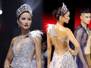 Thời trang - H'Hen Niê lần đầu đội vương miện trình diễn thời trang sau 4 năm đăng quang