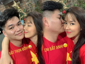 Lê Phương và chồng diện đồ đôi thu hút