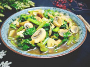 Bếp Eva - Không cần thịt, xào loại rau duy nhất giàu vitamin D với rau cải vừa ngon lại cực bổ