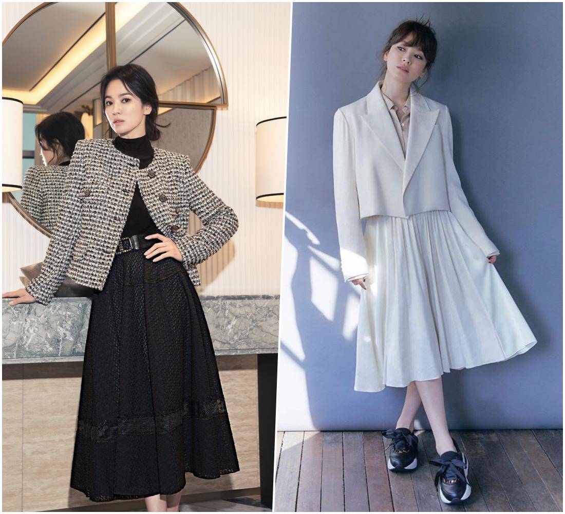 Song Hye Kyo cho chân váy ngắn “thất sủng”, giờ chỉ đam mê một mốt váy kéo chân dài - 5