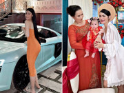 Bà bầu - Hotgirl Đồng Nai đẻ xong bố chồng thưởng xe 10 tỉ, mẹ chồng bế lên 4 tầng cầu thang