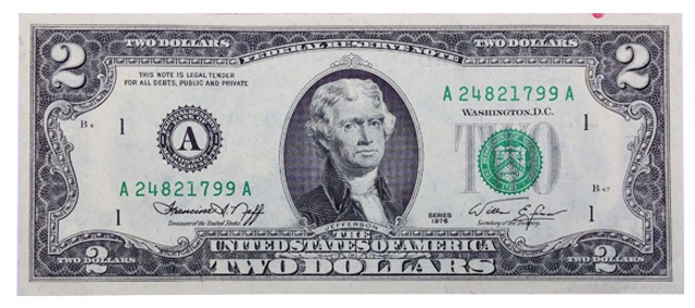 Vì sao tờ 2 USD được coi là đồng tiền may mắn và thường được lì xì trong dịp Tết? - ảnh 1