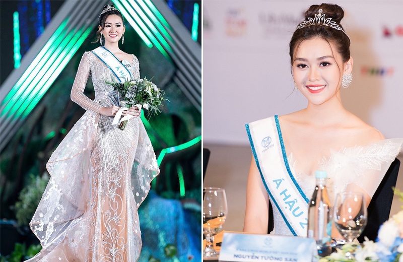 Tường San sinh năm 2000, là Á hậu 2 cuộc thi Miss World Vietnam 2019 và lọt top 8 khi đại diện Việt Nam dự thi Hoa hậu Quốc tế cùng năm. Đầu tháng 12/2020, Tường San bất ngờ thông báo kết hôn với bạn trai hơn 9 tuổi dù còn đang đương nhiệm. 
