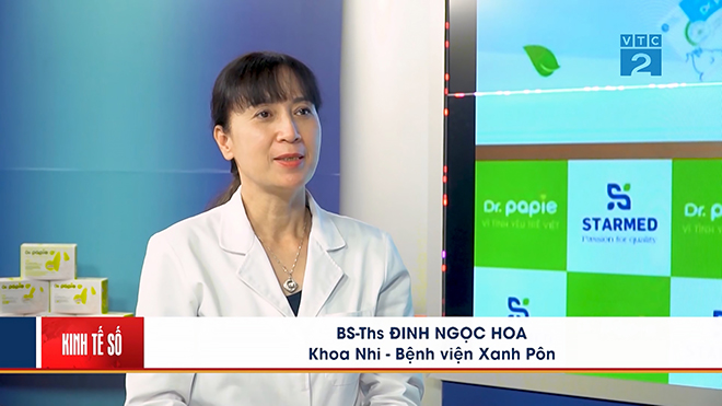 Gạc răng miệng Dr.Papie được chuyên gia Nhi đánh giá cao, đài VTC2 giới thiệu tới người tiêu dùng