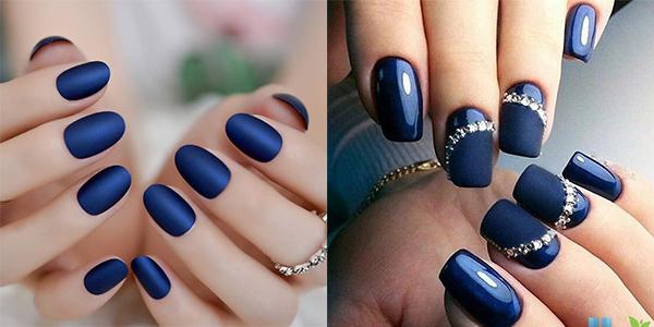 Gợi ý 30+ mẫu nail màu xanh dương đẹp nhất, hot nhất cho nàng đam mê tone  lạnh - Beaudy.vn