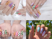 Làm đẹp - 12 mẫu nail bò sữa đẹp dễ thương trẻ trung cá tính hot nhất hiện nay