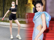 Thời trang - Chân dài mét mốt, body chuẩn chỉnh, MC hot nhất Vbiz có "át" Đỗ Thị Hà với 1 mẫu đầm?