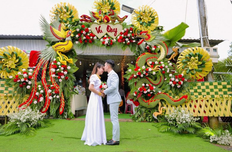 8X miền Tây amp; # 34; hồnamp; # 34; vào cau, ớt, làm cổng cưới rồng đẹp mê hồn đi khắp tỉnh - 3