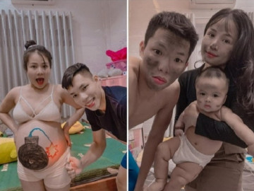 Mẹ bầu hài hước “nổ bụng ra con” được hội bỉm sữa làm theo rần rần, tạo trào lưu chụp ảnh hot