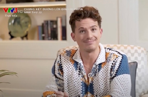 Charlie Puth bất ngờ xuất hiện đặt câu hỏi cho thí sinh khiến khán giả vô cùng thích thú.