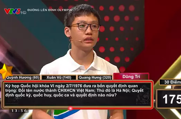 Câu hỏi gây tranh cãi của Dũng Trí.