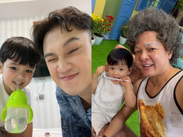 Con trai ruột Đàm Vĩnh Hưng 3 tuổi có 200 đôi giày, giọng lơ lớ giống Việt kiều, nhăn nheo khi chụp cam thường