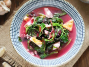Bếp Eva - Đi chợ gặp "rau trường thọ" mua ngay, đem nấu canh với quả này cực ngon lại đại bổ