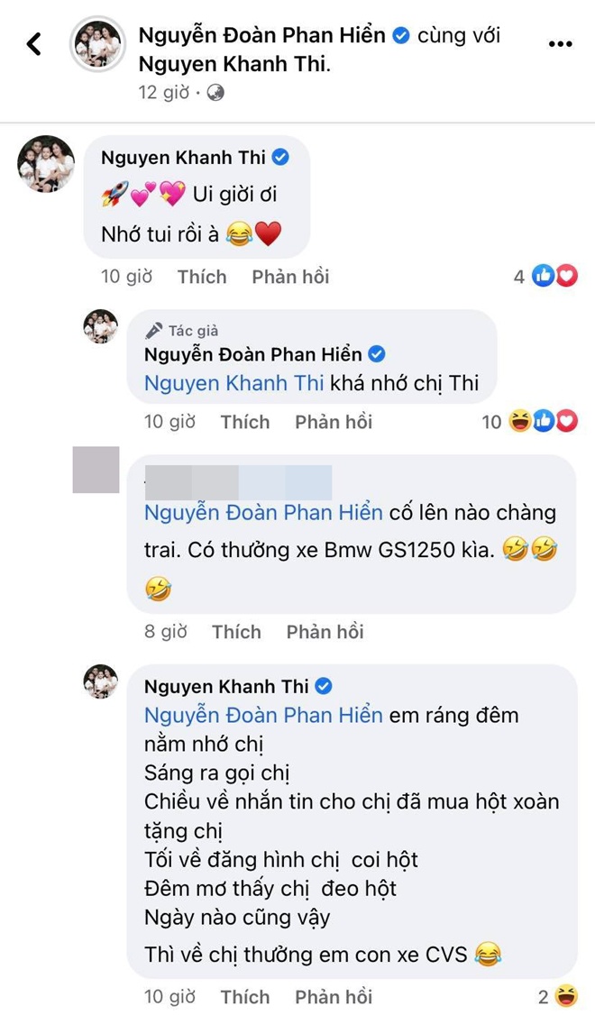 Phan Hiển hôn vợ đắm đuối, vừa gọi bà xã là amp;#34;chị Khánh Thiamp;#34; lập tức bị amp;#34;dằn mặtamp;#34; đến mất ngủ - 4