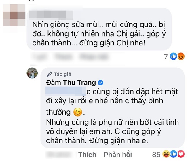 Đàm Thu Trang đáp trả thâm sâu khi bị chê bai ngoại hình, so sánh với người cũ của Cường Đô La - 3
