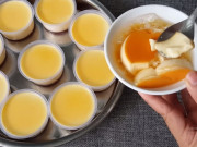 Cách làm bánh flan đơn giản tại nhà thơm mềm, không bị tanh, rỗ