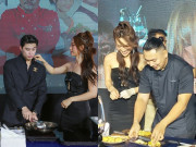 Phương Anh Đào, Hoàng Trung trổ tài nấu nướng tại sự kiện ra mắt phim