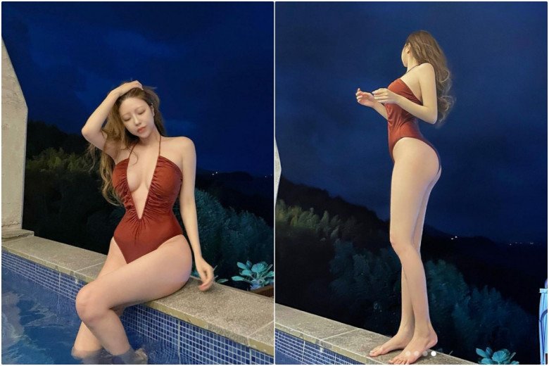 amp;#34;Mỹ nhân 700 tỷamp;#34; có kho tàng bikini xẻ sâu tận rốn, đến công sở ăn mặc sơmi suýt bung cúc - 1