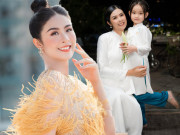 Làm đẹp - "Con gái nuôi" Hoa hậu Ngọc Hân 6 tuổi trổ mã xinh đẹp, mẹ ruột gửi gắm ước mơ đội vương miện