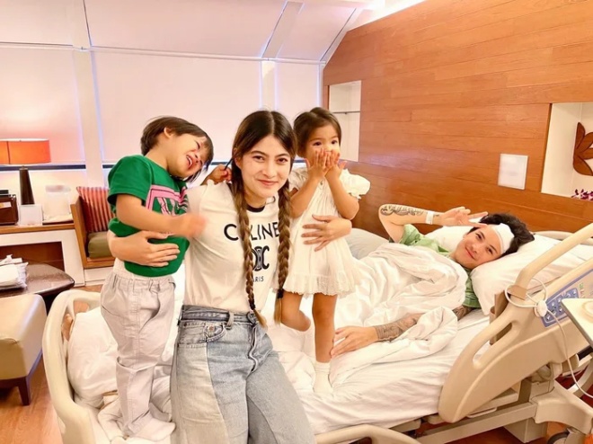 Margie và Pok từng chia sẻ về quãng thời gian khủng hoảng lúc Pok nằm viện.