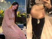 Bà bầu - Mỹ nhân 9X mang bầu không biết, thấy tăng cân vùn vụt mới hốt hoảng: Có thai thật rồi!