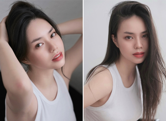 Trà My cũng được nhiều người khen ngợi về làn da trắng mịn và suối tóc đen dài, suôn mượt. 
