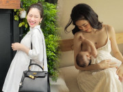 “Đối thủ của Chi Pu” giờ đã là mẹ một con, đi đẻ vẫn xinh, ngồi cho con bú đẹp như tranh
