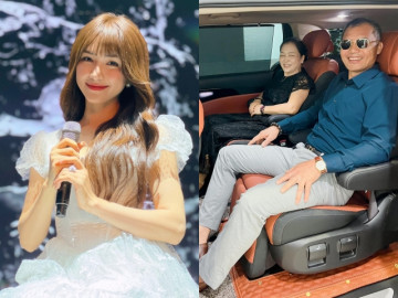 Hoà Minzy mua ô tô riêng tiền tỷ tặng bố mẹ sau biệt thự 5 tầng, giàu có cỡ nào ở tuổi 27?