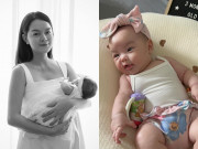 Phạm Quỳnh Anh thẳng thắn nhận xét con gái 3 tháng tuổi có ngoại hình lực điền, giỏi thao túng tâm lý